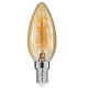 GloboStar® 99133 Λάμπα E14 C35 Κεράκι LED SOFT SPIRAL FILAMENT 4W 320 lm 320° AC 85-265V Edison Retro με Μελί Γυαλί Ultra Θερμό Λευκό 2200 K Dimmable GloboStar® 99133 Λάμπα E14 C35 Κεράκι LED SOFT SPIRAL FILAMENT 4W 320 lm 320° AC 85-265V Edison Retro με Μελί Γυαλί Ultra Θερμό Λευκό 2200 K Dimmable