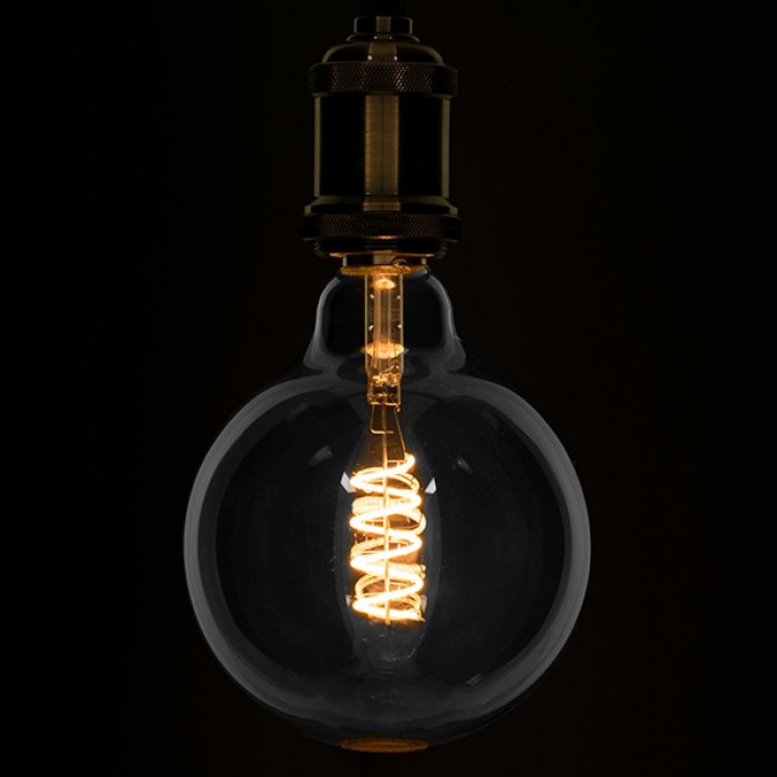 GloboStar® 99137 Λάμπα E27 G125 Γλόμπος LED SOFT SPIRAL FILAMENT 6W 510 lm 320° AC 85-265V Edison Retro με Διάφανο Γυαλί Θερμό Λευκό 2700 K Dimmable GloboStar® 99137 Λάμπα E27 G125 Γλόμπος LED SOFT SPIRAL FILAMENT 6W 510 lm 320° AC 85-265V Edison Retro με Διάφανο Γυαλί Θερμό Λευκό 2700 K Dimmable