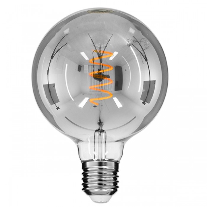 GloboStar® 99139 Λάμπα E27 G125 Γλόμπος LED SOFT SPIRAL FILAMENT 6W 470 lm 320° AC 85-265V Edison Retro με Φιμέ Γυαλί Θερμό Λευκό 2700 K Dimmable GloboStar® 99139 Λάμπα E27 G125 Γλόμπος LED SOFT SPIRAL FILAMENT 6W 470 lm 320° AC 85-265V Edison Retro με Φιμέ Γυαλί Θερμό Λευκό 2700 K Dimmable