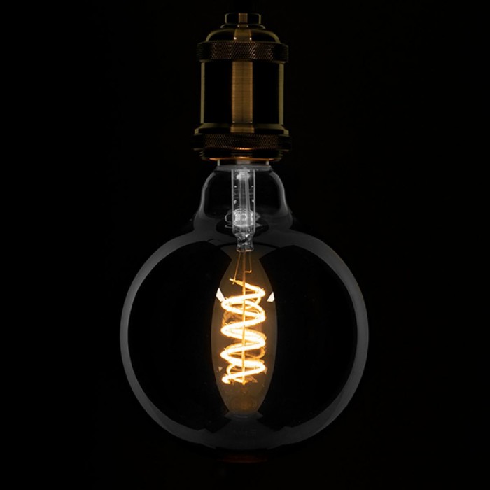 GloboStar® 99139 Λάμπα E27 G125 Γλόμπος LED SOFT SPIRAL FILAMENT 6W 470 lm 320° AC 85-265V Edison Retro με Φιμέ Γυαλί Θερμό Λευκό 2700 K Dimmable GloboStar® 99139 Λάμπα E27 G125 Γλόμπος LED SOFT SPIRAL FILAMENT 6W 470 lm 320° AC 85-265V Edison Retro με Φιμέ Γυαλί Θερμό Λευκό 2700 K Dimmable