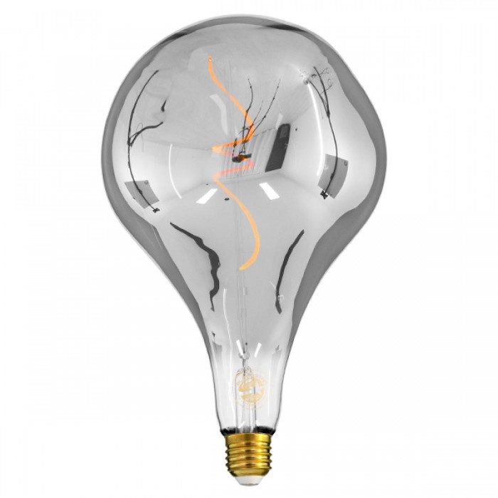 GloboStar® 99176 Λάμπα E27 R170 Rock LED SOFT SPIRAL FILAMENT 6W 480 lm 320° AC 85-265V Edison Retro με Φιμέ Γυαλί Θερμό Λευκό 2700 K Dimmable GloboStar® 99176 Λάμπα E27 R170 Rock LED SOFT SPIRAL FILAMENT 6W 480 lm 320° AC 85-265V Edison Retro με Φιμέ Γυαλί Θερμό Λευκό 2700 K Dimmable