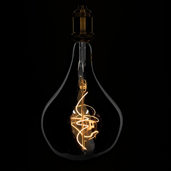 GloboStar® 99176 Λάμπα E27 R170 Rock LED SOFT SPIRAL FILAMENT 6W 480 lm 320° AC 85-265V Edison Retro με Φιμέ Γυαλί Θερμό Λευκό 2700 K Dimmable GloboStar® 99176 Λάμπα E27 R170 Rock LED SOFT SPIRAL FILAMENT 6W 480 lm 320° AC 85-265V Edison Retro με Φιμέ Γυαλί Θερμό Λευκό 2700 K Dimmable