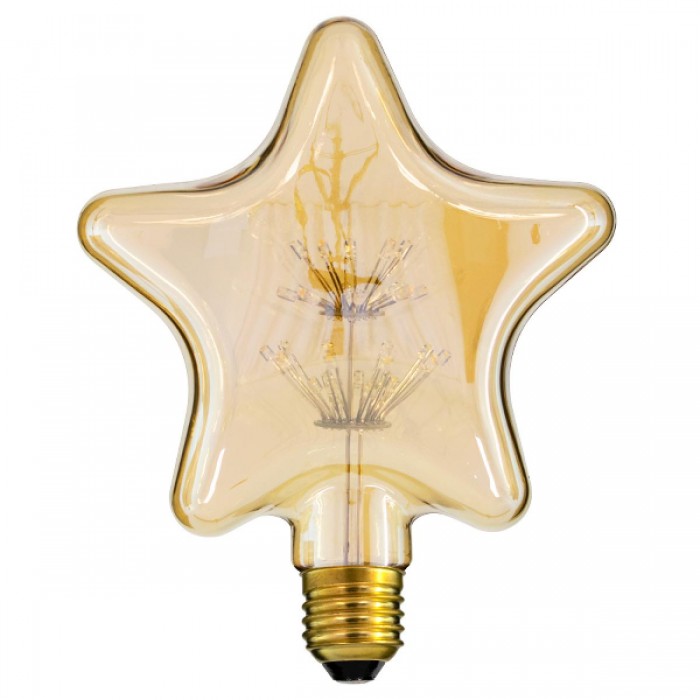 GloboStar® 99207 Λάμπα E27 S125 MTX Star DIODE HP LED String 3W 300 lm 320° AC 85-265V Edison Retro με Μελί Γυαλί Ultra Θερμό Λευκό 2200 K GloboStar® 99207 Λάμπα E27 S125 MTX Star DIODE HP LED String 3W 300 lm 320° AC 85-265V Edison Retro με Μελί Γυαλί Ultra Θερμό Λευκό 2200 K