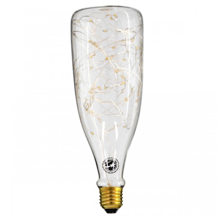 GloboStar® 99221 Λάμπα E27 DBC80 Deco Bottle SMD LED Copper String 3W 240 lm 320° AC 85-265V Edison Retro με Διάφανο Γυαλί Θερμό Λευκό 2700 K GloboStar® 99221 Λάμπα E27 DBC80 Deco Bottle SMD LED Copper String 3W 240 lm 320° AC 85-265V Edison Retro με Διάφανο Γυαλί Θερμό Λευκό 2700 K