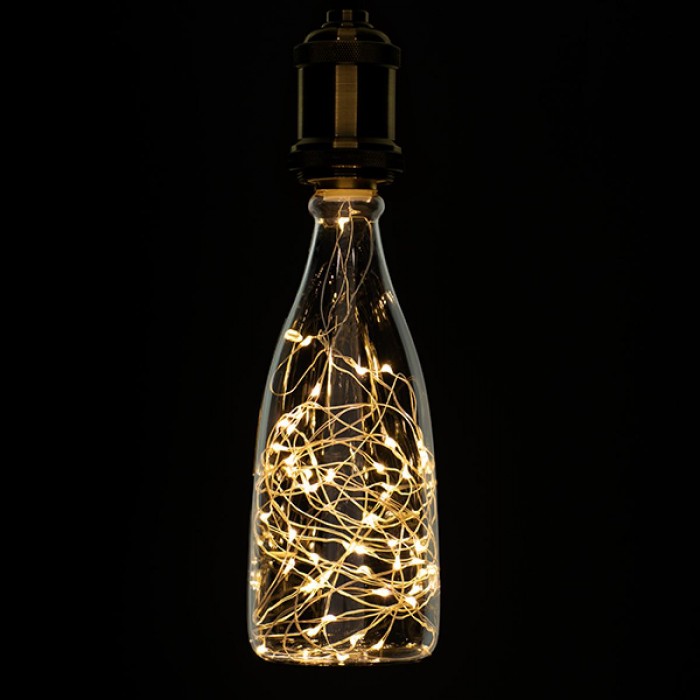GloboStar® 99221 Λάμπα E27 DBC80 Deco Bottle SMD LED Copper String 3W 240 lm 320° AC 85-265V Edison Retro με Διάφανο Γυαλί Θερμό Λευκό 2700 K GloboStar® 99221 Λάμπα E27 DBC80 Deco Bottle SMD LED Copper String 3W 240 lm 320° AC 85-265V Edison Retro με Διάφανο Γυαλί Θερμό Λευκό 2700 K
