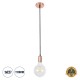 GloboStar® DOUITO 99422 Μοντέρνο Κρεμαστό Φωτιστικό Ανάρτηση Μονόφωτο 1 x E27 IP20 Χάλκινο Μέταλλο - Μ4 x Π4 x Υ110cm GloboStar® DOUITO 99422 Μοντέρνο Κρεμαστό Φωτιστικό Ανάρτηση Μονόφωτο 1 x E27 IP20 Χάλκινο Μέταλλο - Μ4 x Π4 x Υ110cm