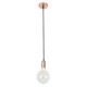 GloboStar® DOUITO 99422 Μοντέρνο Κρεμαστό Φωτιστικό Ανάρτηση Μονόφωτο 1 x E27 IP20 Χάλκινο Μέταλλο - Μ4 x Π4 x Υ110cm GloboStar® DOUITO 99422 Μοντέρνο Κρεμαστό Φωτιστικό Ανάρτηση Μονόφωτο 1 x E27 IP20 Χάλκινο Μέταλλο - Μ4 x Π4 x Υ110cm