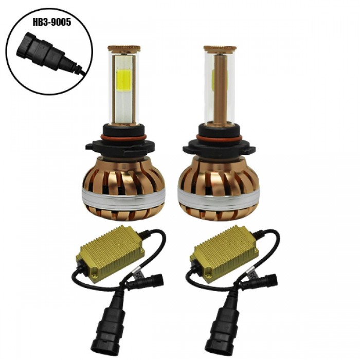 LED HID KIT HB3 9005 45 Watt 4500 Lumen 9-32 Volt DC 6000k GloboStar 99705 LED HID KIT HB3 9005 45 Watt 4500 Lumen 9-32 Volt DC 6000k GloboStar 99705