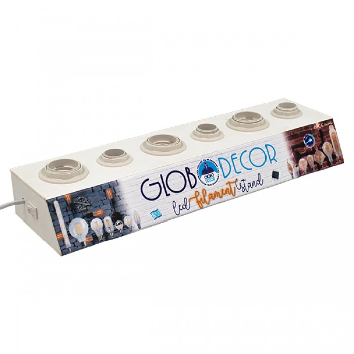 GloboStar® 99800 Stand Δειγματισμού Λαμπτήρων LED με 3 x E14 & 3 x E27 Ντουί με Καλώδιο 1,3 Μέτρα Διακόπτη On / Off GloboDecor GloboStar® 99800 Stand Δειγματισμού Λαμπτήρων LED με 3 x E14 & 3 x E27 Ντουί με Καλώδιο 1,3 Μέτρα Διακόπτη On / Off GloboDecor