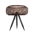 GLOBOSTAR® ZORION 999-0040 Vintage Επιτραπέζιο Φωτιστικό Πορτατίφ με Ντουί 1 x E27 AC 220-240V IP20 - Καφέ & Μαύρο - Μ40 x Π40 x Υ43.5cm GLOBOSTAR® ZORION 999-0040 Vintage Επιτραπέζιο Φωτιστικό Πορτατίφ με Ντουί 1 x E27 AC 220-240V IP20 - Καφέ & Μαύρο - Μ40 x Π40 x Υ43.5cm