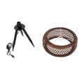 GLOBOSTAR® ZORION 999-0040 Vintage Επιτραπέζιο Φωτιστικό Πορτατίφ με Ντουί 1 x E27 AC 220-240V IP20 - Καφέ & Μαύρο - Μ40 x Π40 x Υ43.5cm GLOBOSTAR® ZORION 999-0040 Vintage Επιτραπέζιο Φωτιστικό Πορτατίφ με Ντουί 1 x E27 AC 220-240V IP20 - Καφέ & Μαύρο - Μ40 x Π40 x Υ43.5cm