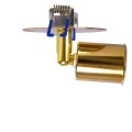 GLOBOSTAR® SARA 999-0060 Χωνευτό Φωτιστικό Οροφής με Ντουί 1 x E27 AC 220-240V IP20 - Χρυσό Πλατίνα - Μ8 x Π8 x Υ11cm / Q5.5cm GLOBOSTAR® SARA 999-0060 Χωνευτό Φωτιστικό Οροφής με Ντουί 1 x E27 AC 220-240V IP20 - Χρυσό Πλατίνα - Μ8 x Π8 x Υ11cm / Q5.5cm