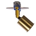 GLOBOSTAR® SARA 999-0061 Χωνευτό Φωτιστικό Οροφής με Ντουί 1 x E27 AC 220-240V IP20 - Χρυσό Βούρτσας - Μ8 x Π8 x Υ11cm / Q5.5cm GLOBOSTAR® SARA 999-0061 Χωνευτό Φωτιστικό Οροφής με Ντουί 1 x E27 AC 220-240V IP20 - Χρυσό Βούρτσας - Μ8 x Π8 x Υ11cm / Q5.5cm