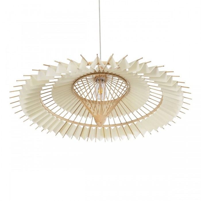 GLOBOSTAR® VENTALIA 999-0066 Boho Κρεμαστό Φωτιστικό Οροφής με Ντουί 1 x E27 AC 220-240V IP20 - Μπεζ - Μ83 x Π83 x Υ36cm GLOBOSTAR® VENTALIA 999-0066 Boho Κρεμαστό Φωτιστικό Οροφής με Ντουί 1 x E27 AC 220-240V IP20 - Μπεζ - Μ83 x Π83 x Υ36cm