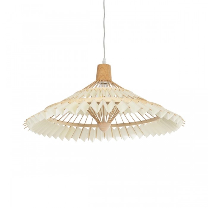 GLOBOSTAR® VENTALIA 999-0067 Boho Κρεμαστό Φωτιστικό Οροφής με Ντουί 1 x E27 AC 220-240V IP20 - Μπεζ - Μ60 x Π60 x Υ30cm