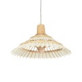 GLOBOSTAR® VENTALIA 999-0068 Boho Κρεμαστό Φωτιστικό Οροφής με Ντουί 1 x E27 AC 220-240V IP20 - Μπεζ - Μ40 x Π40 x Y23cm GLOBOSTAR® VENTALIA 999-0068 Boho Κρεμαστό Φωτιστικό Οροφής με Ντουί 1 x E27 AC 220-240V IP20 - Μπεζ - Μ40 x Π40 x Y23cm
