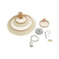 GLOBOSTAR® VENTALIA 999-0068 Boho Κρεμαστό Φωτιστικό Οροφής με Ντουί 1 x E27 AC 220-240V IP20 - Μπεζ - Μ40 x Π40 x Y23cm GLOBOSTAR® VENTALIA 999-0068 Boho Κρεμαστό Φωτιστικό Οροφής με Ντουί 1 x E27 AC 220-240V IP20 - Μπεζ - Μ40 x Π40 x Y23cm