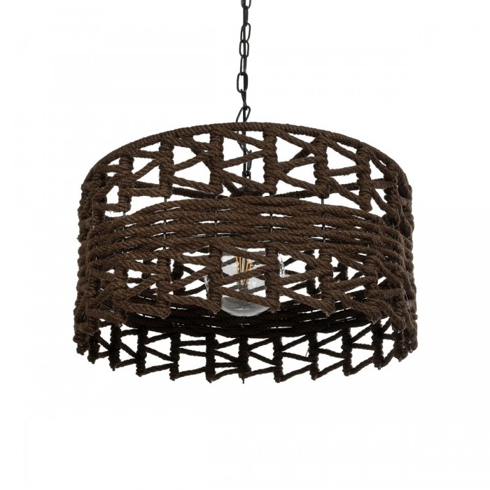 GLOBOSTAR® VERA 999-0069 Boho Κρεμαστό Φωτιστικό Οροφής με Ντουί 1 x E27 AC 220-240V IP20 - Καφέ - Μ50 x Π50 x Υ25cm GLOBOSTAR® VERA 999-0069 Boho Κρεμαστό Φωτιστικό Οροφής με Ντουί 1 x E27 AC 220-240V IP20 - Καφέ - Μ50 x Π50 x Υ25cm