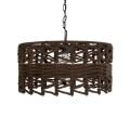 GLOBOSTAR® VERA 999-0069 Boho Κρεμαστό Φωτιστικό Οροφής με Ντουί 1 x E27 AC 220-240V IP20 - Καφέ - Μ50 x Π50 x Υ25cm GLOBOSTAR® VERA 999-0069 Boho Κρεμαστό Φωτιστικό Οροφής με Ντουί 1 x E27 AC 220-240V IP20 - Καφέ - Μ50 x Π50 x Υ25cm