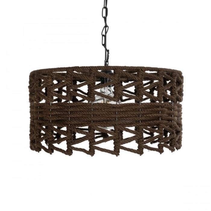 GLOBOSTAR® VERA 999-0069 Boho Κρεμαστό Φωτιστικό Οροφής με Ντουί 1 x E27 AC 220-240V IP20 - Καφέ - Μ50 x Π50 x Υ25cm GLOBOSTAR® VERA 999-0069 Boho Κρεμαστό Φωτιστικό Οροφής με Ντουί 1 x E27 AC 220-240V IP20 - Καφέ - Μ50 x Π50 x Υ25cm