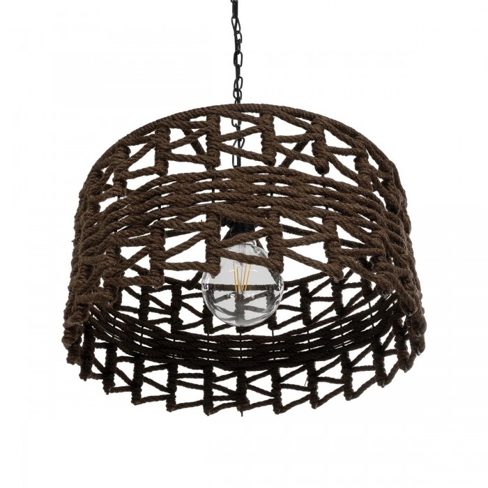 GLOBOSTAR® VERA 999-0069 Boho Κρεμαστό Φωτιστικό Οροφής με Ντουί 1 x E27 AC 220-240V IP20 - Καφέ - Μ50 x Π50 x Υ25cm GLOBOSTAR® VERA 999-0069 Boho Κρεμαστό Φωτιστικό Οροφής με Ντουί 1 x E27 AC 220-240V IP20 - Καφέ - Μ50 x Π50 x Υ25cm