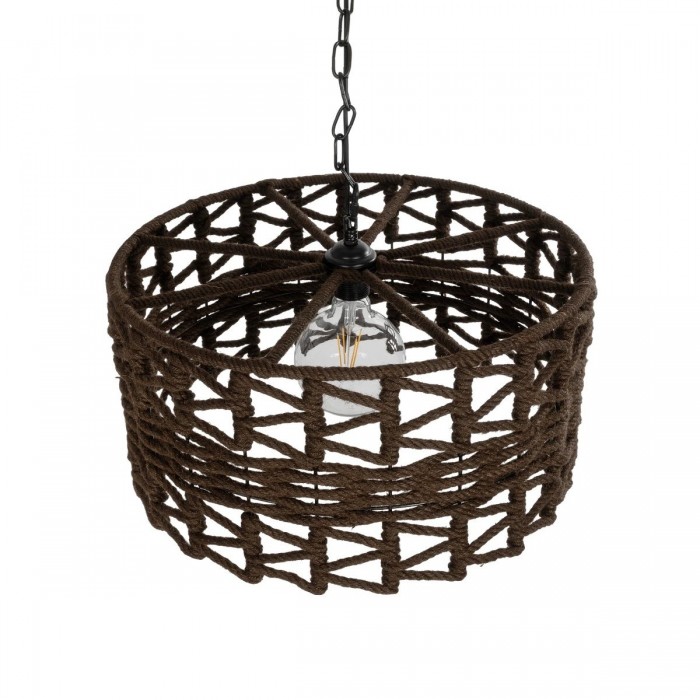 GLOBOSTAR® VERA 999-0069 Boho Κρεμαστό Φωτιστικό Οροφής με Ντουί 1 x E27 AC 220-240V IP20 - Καφέ - Μ50 x Π50 x Υ25cm GLOBOSTAR® VERA 999-0069 Boho Κρεμαστό Φωτιστικό Οροφής με Ντουί 1 x E27 AC 220-240V IP20 - Καφέ - Μ50 x Π50 x Υ25cm