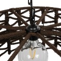 GLOBOSTAR® VERA 999-0069 Boho Κρεμαστό Φωτιστικό Οροφής με Ντουί 1 x E27 AC 220-240V IP20 - Καφέ - Μ50 x Π50 x Υ25cm GLOBOSTAR® VERA 999-0069 Boho Κρεμαστό Φωτιστικό Οροφής με Ντουί 1 x E27 AC 220-240V IP20 - Καφέ - Μ50 x Π50 x Υ25cm