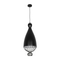 GLOBOSTAR® SOBRINO 999-0110 Vintage Κρεμαστό Φωτιστικό Οροφής με Ντουί 1 x E27 AC 220-240V IP20 - Μαύρο - Μ26 x Π26 x Υ70cm GLOBOSTAR® SOBRINO 999-0110 Vintage Κρεμαστό Φωτιστικό Οροφής με Ντουί 1 x E27 AC 220-240V IP20 - Μαύρο - Μ26 x Π26 x Υ70cm