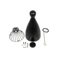 GLOBOSTAR® SOBRINO 999-0110 Vintage Κρεμαστό Φωτιστικό Οροφής με Ντουί 1 x E27 AC 220-240V IP20 - Μαύρο - Μ26 x Π26 x Υ70cm GLOBOSTAR® SOBRINO 999-0110 Vintage Κρεμαστό Φωτιστικό Οροφής με Ντουί 1 x E27 AC 220-240V IP20 - Μαύρο - Μ26 x Π26 x Υ70cm