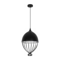 GLOBOSTAR® SOBRINO 999-0111 Vintage Κρεμαστό Φωτιστικό Οροφής με Ντουί 1 x E27 AC 220-240V IP20 - Μαύρο - Μ28 x Π28 x Υ47cm GLOBOSTAR® SOBRINO 999-0111 Vintage Κρεμαστό Φωτιστικό Οροφής με Ντουί 1 x E27 AC 220-240V IP20 - Μαύρο - Μ28 x Π28 x Υ47cm