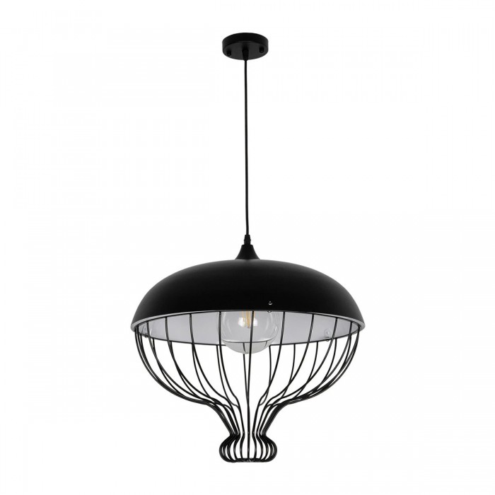 GLOBOSTAR® SOBRINO 999-0112 Vintage Κρεμαστό Φωτιστικό Οροφής με Ντουί 1 x E27 AC 220-240V IP20 - Μαύρο - Μ45 x Π45 x Υ45cm GLOBOSTAR® SOBRINO 999-0112 Vintage Κρεμαστό Φωτιστικό Οροφής με Ντουί 1 x E27 AC 220-240V IP20 - Μαύρο - Μ45 x Π45 x Υ45cm