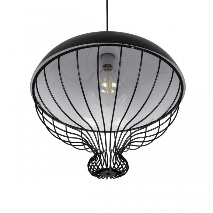GLOBOSTAR® SOBRINO 999-0112 Vintage Κρεμαστό Φωτιστικό Οροφής με Ντουί 1 x E27 AC 220-240V IP20 - Μαύρο - Μ45 x Π45 x Υ45cm GLOBOSTAR® SOBRINO 999-0112 Vintage Κρεμαστό Φωτιστικό Οροφής με Ντουί 1 x E27 AC 220-240V IP20 - Μαύρο - Μ45 x Π45 x Υ45cm