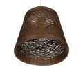 GLOBOSTAR® PLAYROOM 999-0145 Vintage Κρεμαστό Φωτιστικό Οροφής με Ντουί 1 x E27 AC 220-240V IP20 - Καφέ - Μ30 x Π30 x Υ30cm GLOBOSTAR® PLAYROOM 999-0145 Vintage Κρεμαστό Φωτιστικό Οροφής με Ντουί 1 x E27 AC 220-240V IP20 - Καφέ - Μ30 x Π30 x Υ30cm