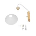GLOBOSTAR® ALESSIA 999-0178 Μοντέρνο Φωτιστικό Τοίχου - Απλίκα με Ντουί 1 x E27 AC 220-240V IP20 - Μπεζ & Λευκό - Μ18 x Π26 x Υ29cm GLOBOSTAR® ALESSIA 999-0178 Μοντέρνο Φωτιστικό Τοίχου - Απλίκα με Ντουί 1 x E27 AC 220-240V IP20 - Μπεζ & Λευκό - Μ18 x Π26 x Υ29cm