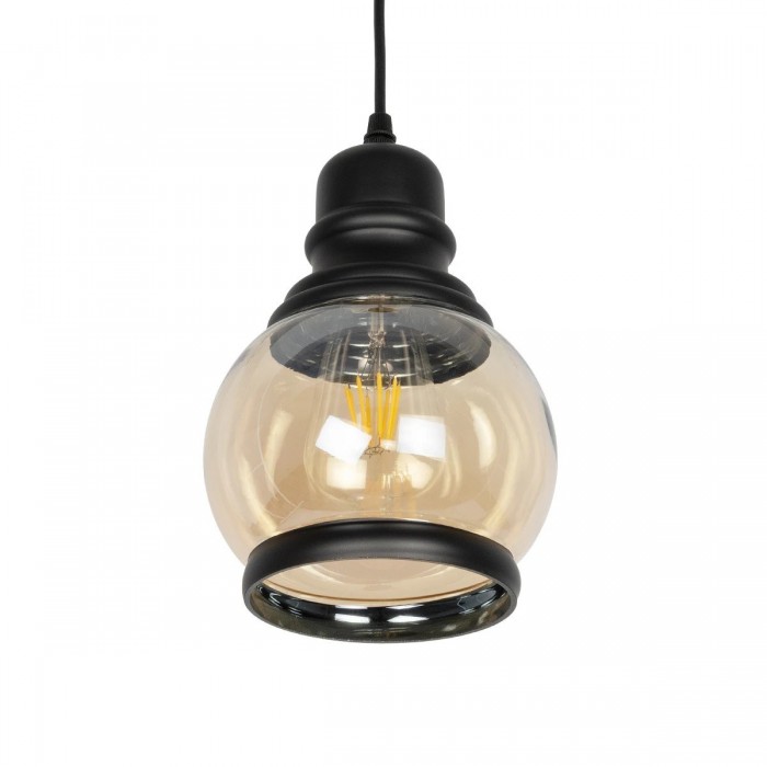 GLOBOSTAR® OLIVER 999-0186 Vintage Κρεμαστό Φωτιστικό Οροφής με Ντουί 1 x E27 AC 220-240V IP20 - Μελί & Μαύρο - Μ16 x Π16 x Υ25cm GLOBOSTAR® OLIVER 999-0186 Vintage Κρεμαστό Φωτιστικό Οροφής με Ντουί 1 x E27 AC 220-240V IP20 - Μελί & Μαύρο - Μ16 x Π16 x Υ25cm