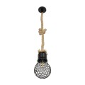 GLOBOSTAR® URBAN 999-0191 Vintage Κρεμαστό Φωτιστικό Οροφής με Ντουί 1 x E27 AC 220-240V IP20 - Μαύρο & Μπεζ - Μ15 x Π15 x Υ80cm GLOBOSTAR® URBAN 999-0191 Vintage Κρεμαστό Φωτιστικό Οροφής με Ντουί 1 x E27 AC 220-240V IP20 - Μαύρο & Μπεζ - Μ15 x Π15 x Υ80cm