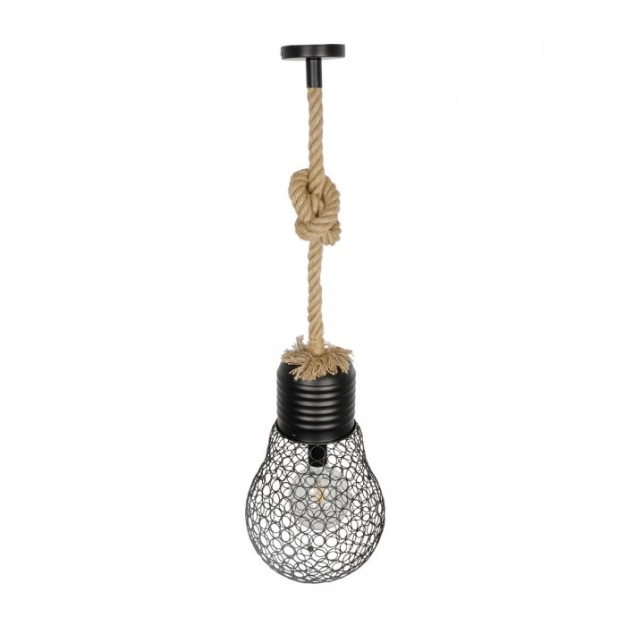 GLOBOSTAR® URBAN 999-0192 Vintage Κρεμαστό Φωτιστικό Οροφής με Ντουί 1 x E27 AC 220-240V IP20 - Μαύρο & Μπεζ - Μ28 x Π28 x Υ80cm GLOBOSTAR® URBAN 999-0192 Vintage Κρεμαστό Φωτιστικό Οροφής με Ντουί 1 x E27 AC 220-240V IP20 - Μαύρο & Μπεζ - Μ28 x Π28 x Υ80cm