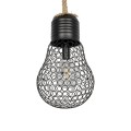 GLOBOSTAR® URBAN 999-0192 Vintage Κρεμαστό Φωτιστικό Οροφής με Ντουί 1 x E27 AC 220-240V IP20 - Μαύρο & Μπεζ - Μ28 x Π28 x Υ80cm GLOBOSTAR® URBAN 999-0192 Vintage Κρεμαστό Φωτιστικό Οροφής με Ντουί 1 x E27 AC 220-240V IP20 - Μαύρο & Μπεζ - Μ28 x Π28 x Υ80cm