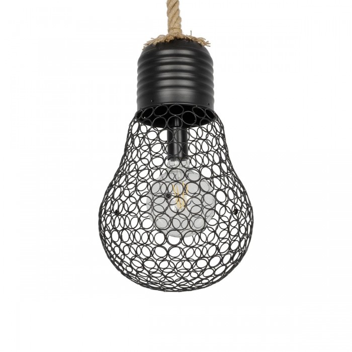 GLOBOSTAR® URBAN 999-0192 Vintage Κρεμαστό Φωτιστικό Οροφής με Ντουί 1 x E27 AC 220-240V IP20 - Μαύρο & Μπεζ - Μ28 x Π28 x Υ80cm GLOBOSTAR® URBAN 999-0192 Vintage Κρεμαστό Φωτιστικό Οροφής με Ντουί 1 x E27 AC 220-240V IP20 - Μαύρο & Μπεζ - Μ28 x Π28 x Υ80cm
