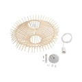 GLOBOSTAR® SASSO 999-0201 Boho Κρεμαστό Φωτιστικό Οροφής με Ντουί 1 x E27 AC 220-240V IP20 - Μπεζ - Μ50 x Π50 x Y23cm GLOBOSTAR® SASSO 999-0201 Boho Κρεμαστό Φωτιστικό Οροφής με Ντουί 1 x E27 AC 220-240V IP20 - Μπεζ - Μ50 x Π50 x Y23cm