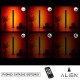 GloboStar® ALIEN-DIVA-BLACK-50-4 ALIEN Design DIVA Μοντέρνο Minimal Nordic Μεταλλικό Φωτιστικό Επιτραπέζιο - Πορτατίφ - Λαμπατέρ Μαύρο LED 8W 800lm με Ασύρματο Χειριστήριο RF & Dimmer IP20 Κόκκινο Μ3 x Π1.6 x Υ50cm GloboStar® ALIEN-DIVA-BLACK-50-4 ALIEN Design DIVA Μοντέρνο Minimal Nordic Μεταλλικό Φωτιστικό Επιτραπέζιο - Πορτατίφ - Λαμπατέρ Μαύρο LED 8W 800lm με Ασύρματο Χειριστήριο RF & Dimmer IP20 Κόκκινο Μ3 x Π1.6 x Υ50cm