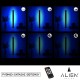 GloboStar® ALIEN-DIVA-BLACK-50-6 ALIEN Design DIVA Μοντέρνο Minimal Nordic Μεταλλικό Φωτιστικό Επιτραπέζιο - Πορτατίφ - Λαμπατέρ Μαύρο LED 8W 800lm με Ασύρματο Χειριστήριο RF & Dimmer IP20 Μπλε Μ3 x Π1.6 x Υ50cm GloboStar® ALIEN-DIVA-BLACK-50-6 ALIEN Design DIVA Μοντέρνο Minimal Nordic Μεταλλικό Φωτιστικό Επιτραπέζιο - Πορτατίφ - Λαμπατέρ Μαύρο LED 8W 800lm με Ασύρματο Χειριστήριο RF & Dimmer IP20 Μπλε Μ3 x Π1.6 x Υ50cm