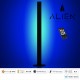 GloboStar® ALIEN-DIVA-BLACK-50-6 ALIEN Design DIVA Μοντέρνο Minimal Nordic Μεταλλικό Φωτιστικό Επιτραπέζιο - Πορτατίφ - Λαμπατέρ Μαύρο LED 8W 800lm με Ασύρματο Χειριστήριο RF & Dimmer IP20 Μπλε Μ3 x Π1.6 x Υ50cm