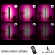 GloboStar® ALIEN-DIVA-BLACK-50-7 ALIEN Design DIVA Μοντέρνο Minimal Nordic Μεταλλικό Φωτιστικό Επιτραπέζιο - Πορτατίφ - Λαμπατέρ Μαύρο LED 8W 800 lm με Ασύρματο Χειριστήριο RF & Dimmer IP20 Ροζ Μ3 x Π1.6 x Υ50cm GloboStar® ALIEN-DIVA-BLACK-50-7 ALIEN Design DIVA Μοντέρνο Minimal Nordic Μεταλλικό Φωτιστικό Επιτραπέζιο - Πορτατίφ - Λαμπατέρ Μαύρο LED 8W 800 lm με Ασύρματο Χειριστήριο RF & Dimmer IP20 Ροζ Μ3 x Π1.6 x Υ50cm