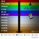 GloboStar® ALIEN-DIVA-BLACK-50-9 ALIEN Design DIVA Μοντέρνο Minimal Nordic Μεταλλικό Φωτιστικό Επιτραπέζιο - Πορτατίφ - Λαμπατέρ Μαύρο LED 10W 1500lm με Ασύρματο Χειριστήριο RF & Dimmer IP20 Πολύχρωμο + CCT - RGBW + WW Μ3 x Π1.6 x Υ50cm GloboStar® ALIEN-DIVA-BLACK-50-9 ALIEN Design DIVA Μοντέρνο Minimal Nordic Μεταλλικό Φωτιστικό Επιτραπέζιο - Πορτατίφ - Λαμπατέρ Μαύρο LED 10W 1500lm με Ασύρματο Χειριστήριο RF & Dimmer IP20 Πολύχρωμο + CCT - RGBW + WW Μ3 x Π1.6 x Υ50cm