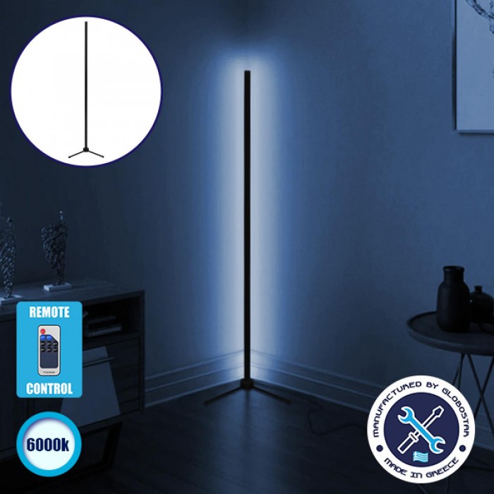 Μοντέρνο Minimal Επιδαπέδιο Μαύρο Φωτιστικό 200cm LED 32 Watt με Ασύρματο Χειριστήριο RF & Dimmer Ψυχρό Λευκό 6000k GloboStar ALIEN Design GLOBO-200-1 Μοντέρνο Minimal Επιδαπέδιο Μαύρο Φωτιστικό 200cm LED 32 Watt με Ασύρματο Χειριστήριο RF & Dimmer Ψυχρό Λευκό 6000k GloboStar ALIEN Design GLOBO-200-1