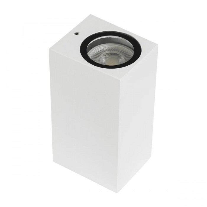 kelvo® BURANO KLV-101-0023 Φωτιστικό Τοίχου / Απλίκα για 2 Λάμπες MR16 με Ντουί GU10 AC 220-240V Αδιάβροχο IP65 - Λευκό Ματ - Μ8 x Π8 x Υ15cm kelvo® BURANO KLV-101-0023 Φωτιστικό Τοίχου / Απλίκα για 2 Λάμπες MR16 με Ντουί GU10 AC 220-240V Αδιάβροχο IP65 - Λευκό Ματ - Μ8 x Π8 x Υ15cm