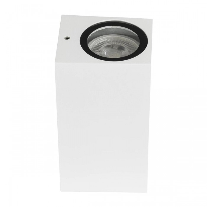 kelvo® BURANO KLV-101-0023 Φωτιστικό Τοίχου / Απλίκα για 2 Λάμπες MR16 με Ντουί GU10 AC 220-240V Αδιάβροχο IP65 - Λευκό Ματ - Μ8 x Π8 x Υ15cm kelvo® BURANO KLV-101-0023 Φωτιστικό Τοίχου / Απλίκα για 2 Λάμπες MR16 με Ντουί GU10 AC 220-240V Αδιάβροχο IP65 - Λευκό Ματ - Μ8 x Π8 x Υ15cm