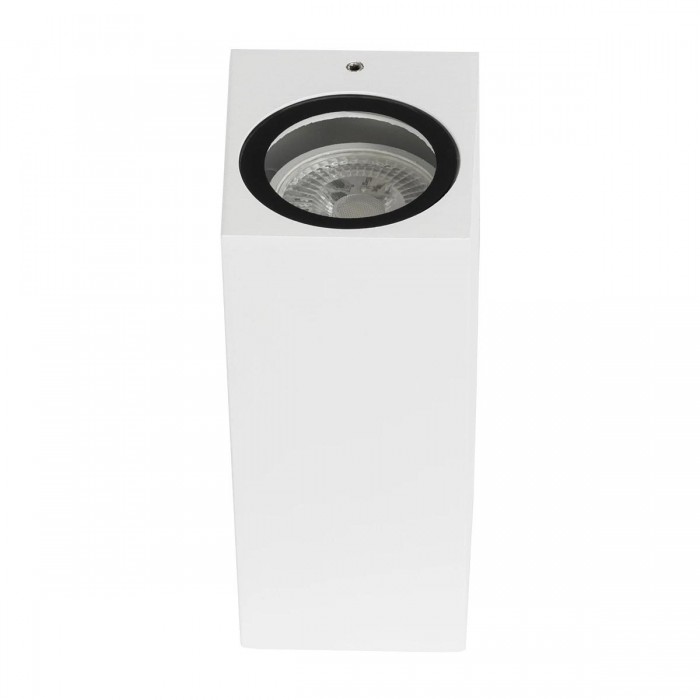 kelvo® BURANO KLV-101-0023 Φωτιστικό Τοίχου / Απλίκα για 2 Λάμπες MR16 με Ντουί GU10 AC 220-240V Αδιάβροχο IP65 - Λευκό Ματ - Μ8 x Π8 x Υ15cm kelvo® BURANO KLV-101-0023 Φωτιστικό Τοίχου / Απλίκα για 2 Λάμπες MR16 με Ντουί GU10 AC 220-240V Αδιάβροχο IP65 - Λευκό Ματ - Μ8 x Π8 x Υ15cm