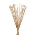 GloboStar® PORTONOVO S-02276 Boho Επιδαπέδιο Φωτιστικό Μονόφωτο 1 x E27 AC220-240V IP20 - Φ35 x Υ165cm - Μπεζ Ξύλινο Πλέγμα